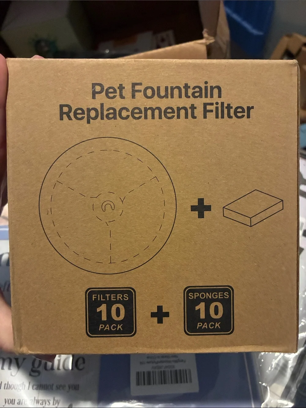 10 Pack Upgraded Filter Unit 3.0 Pet Cat Water Fountain Filters Fit